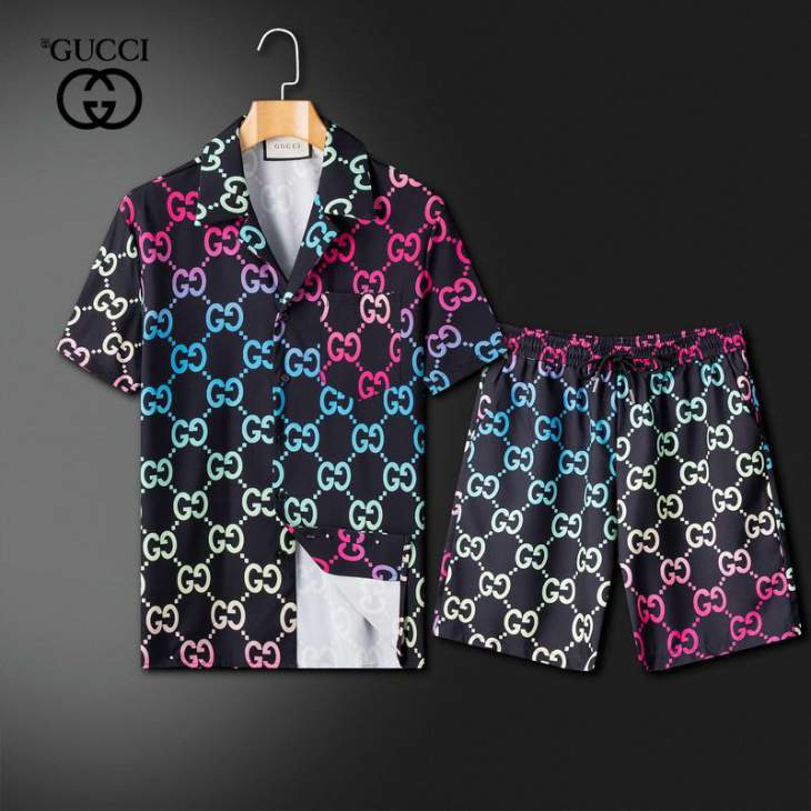 Picture of Gucci Shirt Pant Suits _SKUGucciM-3XL25cr12021733